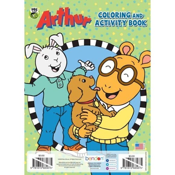 Bendon Publishing PBS Kids Arthur Social / Emotional Skills Workbook w/Stickers - Picture 3 of 4